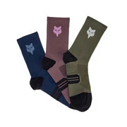 Kerékpáros zokni FOX 6" Ranger Sock Prepack 3 pár fekete XS/S (36-41) termék 2. képe