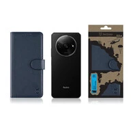 Xiaomi Redmi A3, Oldalra nyíló tok, stand, kártyatartóval, csatos, Tactical Field Notes, sötétkék termék 2. képe