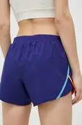 Under Armour rövidnadrág futáshoz Fly-By 2.0 sötétkék, sima, közepes derékmagasságú termék 2. képe