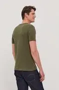 Aeronautica Militare t-shirt zöld, férfi, sima termék 2. képe