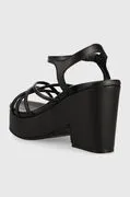 BOSS szandál Cate Wedge fekete, 50493097 termék 2. képe