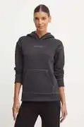 Calvin Klein Performance melegítő felső fekete, melange, kapucnis akciós termékkép 1