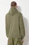 Maharishi pamut melegítőfelső Dragon Bamboo Hooded Sweat zöld, férfi, nyomott mintás, kapucnis, 5075.OLIVE termék 2. képe