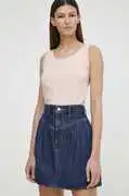 Levi's farmer szoknya sötétkék, mini, egyenes akciós termékkép 1