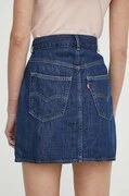 Levi's farmer szoknya sötétkék, mini, egyenes termék 2. képe
