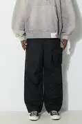 Maharishi nadrág M.A.L.I.C.E. M51 Cargo Pants Cotton Hemp Twill 28 férfi, fekete, cargo, 5051.BLACK akciós termékkép 1