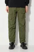 Maharishi nadrág Veg Dyed Cargo Track Pants Japanese férfi, zöld, egyenes, 5040.OLIVE akciós termékkép 1