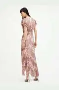 AllSaints ruha BREA CASCADE maxi, testhezálló termék 2. képe