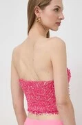 Patrizia Pepe top rózsaszín, női, mintás, 8C0678 A376 termék 2. képe