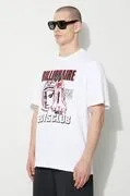 Billionaire Boys Club pamut póló Space Program fehér, férfi, nyomott mintás, B24139 termék 2. képe