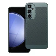 Samsung Galaxy S23 FE SM-S711, Műanyag hátlap védőtok, légáteresztő, lyukacsos minta, Breezy, zöld akciós termékkép 1