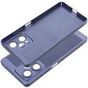 Xiaomi Redmi 12 5G / Note 12R, Műanyag hátlap védőtok, légáteresztő, lyukacsos minta, Breezy, kék termék 2. képe