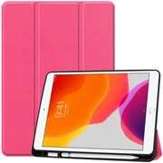 Apple iPad Air 13 (2024 / 2025), mappa tok, érintőceruza tartó, érintőceruza nélkül, Smart Case, Wooze Trifold Pencil Holder, magenta akciós termékkép 1