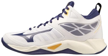 Mizuno Wave Dimension Mid White/BlueRibbon/MP Gold röplabda cipő akciós termékkép 1