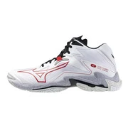 Mizuno Wave Lightning Z8 Mid White/Salsa/Black akciós termékkép 1