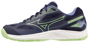 Mizuno Cyclone Speed 4 Jr EveBlu/TechnGreen/Iolite gyerek röplabda cipő akciós termékkép 1