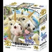 Unikornis szelfi 3D puzzle 100 db-os akciós termékkép 1
