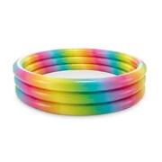 Intex - Szivárvány színű háromgyűrűs medence 168 x 38 cm-es akciós termékkép 1