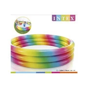 Intex - Szivárvány színű háromgyűrűs medence 168 x 38 cm-es termék 2. képe