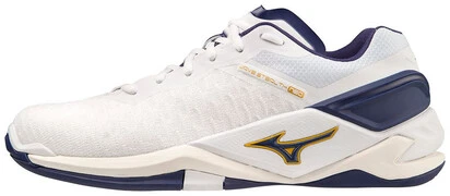 Mizuno Wave Stealth Neo White/BRibbon/MP Gold kézilabda cipő akciós termékkép 1