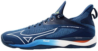 Mizuno Wave Mirage 4 Dark Denim / White / Scarlet Ibis kézilabda cipő akciós termékkép 1