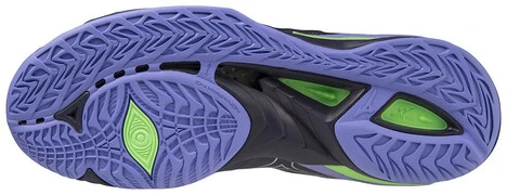 Mizuno Wave Mirage 5 EBlue/TechGreen/Lolite kézilabda cipő termék 2. képe