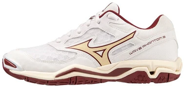 Mizuno Wave Phantom 3 White/Cabernet/MP Gold kézilabda cipő akciós termékkép 1