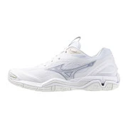 Mizuno Wave Stealth 6 White/Aleutian/Cloud Pink kézilabda cipő akciós termékkép 1