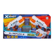 X-Shot Excel Reflex 6 - 2 db-os szivacslövő fegyver akciós termékkép 1