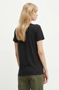 Silvian Heach t-shirt CHEKER női, fekete, GPA24057TS termék 2. képe