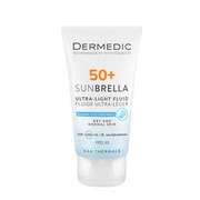 DERMEDIC Sunbrella Ultra-light fényvédő FLUID SPF 50+ száraz és normál arcbőrre (40ml) akciós termékkép 1
