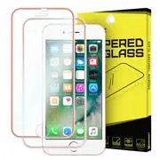3D METALLIC tvrdené sklo predné+zadné Apple iPhone 7 / iPhone 8 ružové akciós termékkép 1