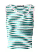 Nasty Gal Top  égkék / barna / smaragd / piszkosfehér akciós termékkép 1