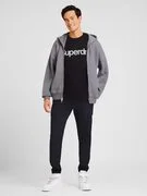 Superdry Póló  világosszürke / fekete termék 2. képe