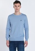 DENIM CULTURE Pulóver ' NARCISO '  kék / tengerészkék termék 2. képe