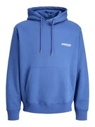 JACK & JONES Tréning póló 'Union'  encián / fehér akciós termékkép 1