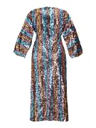 Dorothy Perkins Petite Ruha  türkiz / arany / orchidea / fekete termék 2. képe