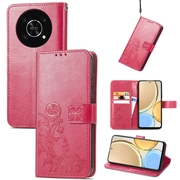 ART FLOWERS Pénztárcavédő Huawei Nova Y90 sötét rózsaszín termék 2. képe