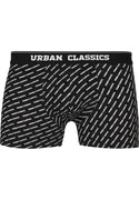 Urban Classics Boxeralsók  burgundi vörös / fekete / fehér termék 2. képe