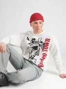 Only & Sons Pulóver 'ONSGUNNER'  tűzpiros / fekete / fehér termék 2. képe