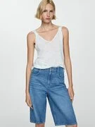 MANGO Top 'LINA'  fehér termék 2. képe
