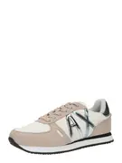 ARMANI EXCHANGE Rövid szárú sportcipők  világos bézs / taupe / ezüst akciós termékkép 1