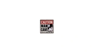 Bádog fotókeret CAUTION 10x15 krémszínű akciós termékkép 1