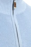 DENIM CULTURE Pulóver 'EMILE'  tengerészkék / világoskék termék 2. képe