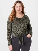 ABOUT YOU Curvy Póló 'Maria'  khaki termék 2. képe