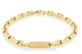 Calvin Klein Stílusos, aranyozott férfi karkötő Essentials 35000412 akciós termékkép 1