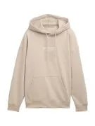 TOM TAILOR DENIM Tréning póló  taupe / fehér akciós termékkép 1