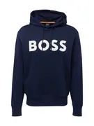 BOSS Tréning póló  tengerészkék / fehér akciós termékkép 1
