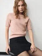 MANGO Pulóver 'Alice'  arany / rózsaszín termék 2. képe