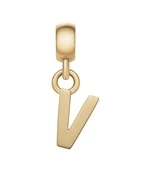 Daniel Wellington Aranyozott medál "V" betű Charms DW00400505 akciós termékkép 1